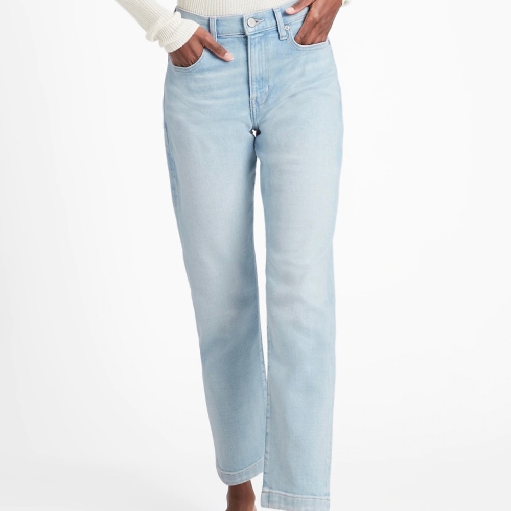 Banana Republic Women’s High Rise Straight Jeans